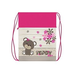 МО-26-4 Teddy мешок для обуви 1 отделения с карманом и сеточкой, 370х470 мм Оникс