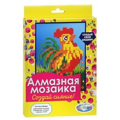 Алмазная мозаика "Петух" 20*15 см. Centrum