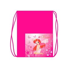 МО-23-1 Принцесса на розовом мешок для обуви 2 отделения с карманом, тонкий, 330x420х60 мм Оникс