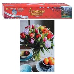 Алмазная мозаика 30х40 "Натюрморт с апельсинами" без подр.,с полн.зап. (клас.) (36цв.) Рыжий кот