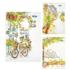 Папка-уголок COFFEESHOP, формат A4, L-тип, 0.15мм, цвета ассорти Centrum