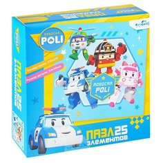 Пазл 25 "Робокар Поли" Супер-команда Origami