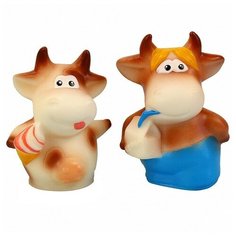 Быки "Кефирчик и Мороженка" (белый) Весна