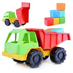 Авто Грузовик + Кубики 6 шт КАССОН