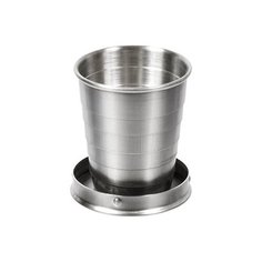 Стакан (стопка) 60мл складной,нерж.сталь в чехле Boyscout 61157