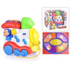 Игрушка развивающая "Паровозик" на бат. в коробке Tong DE