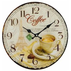 Настенные часы COFFEE TIME, дерево, 4х34 см, Boltze 4258800-coffee