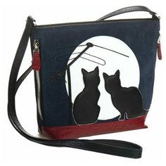 Сумка женская "Alessandro Birutti" 56 цветсиний