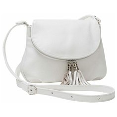 Сумка женская "Alessandro Birutti" 0147 цвет белый