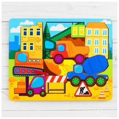 Лесная мастерская Головоломка логическая "Стройплощадка", 20 х 25 см
