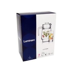 Набор 7пр графин 1,6л + 6стаканов 270мл LATONE Q5671 Luminarc