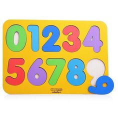 Изучаем цифры, дерев.крашен Woodland