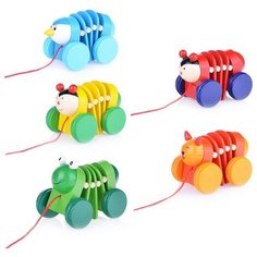 Каталка "Жучок" на веревочке Щепочка