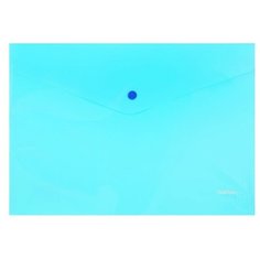 Папка-конверт пластиковая на кнопке А4ф "Premium" 180мкм -Непрозрачная- NEWtone PA Hatber