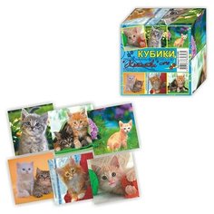 Кубики (4 куб) "Котята"№2 Гелий