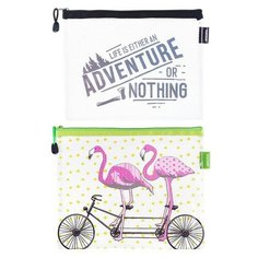 Папка на молнии A5+(26x20см), толщина 0.22мм, материал ПВХ Centrum