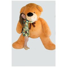 Мягкая игрушка Тутси "Медведь" (кудрявый) светло-коричневый, 2 м 496-2015
