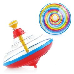 Юла большая прозрачная с музыкой Стеллар