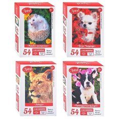 Пазл-мини 54 Животные. Вид 1 в ассортименте Origami