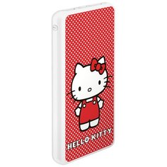 АКБ Внешний Deppa 10000 mAh, 2 USB, 1 MICRO, 2,1A, Li-pol, белый, Hello Kitty 2