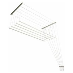 Сушилка для белья потолочная навесная (для ванной, балкона, лоджии) Лиана, 5 прутьев, 0.9м МастерПласт