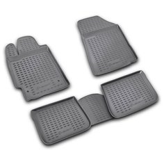 Коврики 3D в салон TOYOTA Camry, 2006-2011 4 шт. (полиуретан) Element