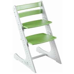 Детский регулируемый стул Конек Горбунек Комфорт комбинированный белый/зеленый