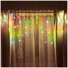 Гирлянда Vegas Бахрома 55112/13/14 (200 х 60 см), 48 ламп, разноцветный/прозрачный провод