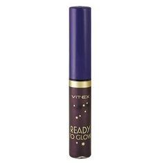 Витэкс Ready To Glow Жидкая подводка для глаз с блестками, оттенок 85 night violet Viteks