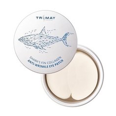 Антивозрастные патчи акульим плавником и коллагеном против морщин Trimay Shark’s Fin Collagen Anti-wrinkle Eye Patch