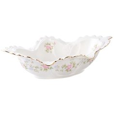 Millimi Ваза Вуаль 30.5х18.5х8 см белый/зеленый/розовый