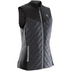 Жилет женский RUN WARM, размер: 36, цвет: Черный KALENJI Х Декатлон Decathlon