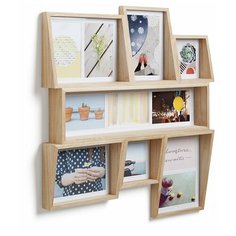 Мультирамка настенная Edge натуральное дерево Umbra