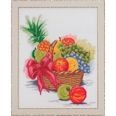 Набор для вышивания нитками "Фруктовая корзина" Ажур