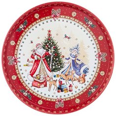 Поднос сервировочный AGNESS "CHRISTMAS COLLECTION" 33*2,1 СМ