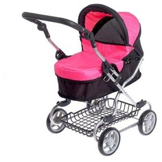 Melobo Коляска для кукол, универсальная, с корзиной, ручка регулируется