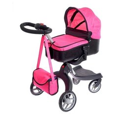 Melobo Коляска для кукол, универсальная, с сумкой, ручка регулируется