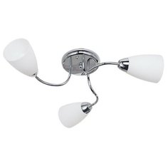 ЭкономСвет Люстра "Агалия" 3 лампы E14 60 Вт хром 56х56х16 см.