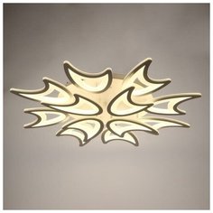 BayerLux Люстра с ПДУ "Дженна" 12xLED 240Вт 3000-6000К диммер, белый 90х90х12 см.