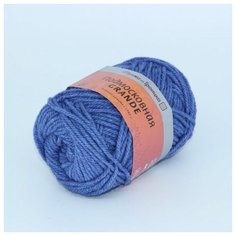 Пряжа для вязания ТРО Подмосковная GRANDE (50% шерсть, 50% акрил) 5х100г/130м цв.8151 меланж (аквамарин) Пряжа из Троицка ТРО.подм.GR.8151 Троицкая камвольная фабрика