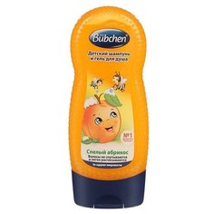 Bubchen Детский шампунь и гель для душа Bubchen «Спелый абрикос», 230 мл