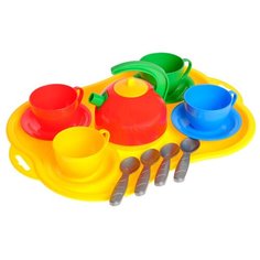 ТехноК Набор посуды «Маринка», 14 предметов