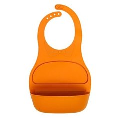 Нагрудник детский с карманом-контейнером, цвет желтый Mum&Baby