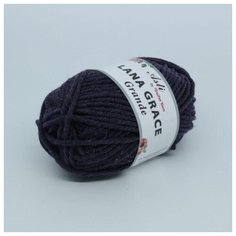 Пряжа для вязания ТРО LANA GRACE Grande (25% мериносовая шерсть, 75% акрил супер софт) 5х100г/65м цв.8130 меланж (фиолетовый) Пряжа из Троицка ТРО.LG.GRANDE.8130 Троицкая камвольная фабрика