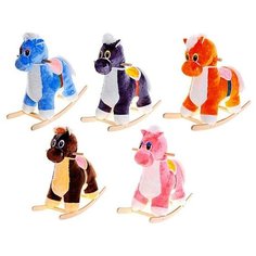 Аймид Качалка музыкальная «Лошадка», устройство в гребешке, цвета микс