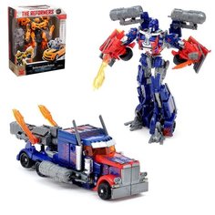 DISON Робот «Автобот», трансформируется, с оружием, цвет синий