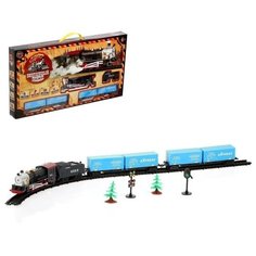 Автоград Железная дорога «Скорый поезд», длина пути 320 см, световые и звуковые эффекты, работает от батареек