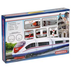Железная дорога 400 см, с аксессуарами Играем вместе