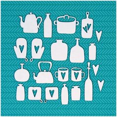 Чипборд Набор посуды Craftstory