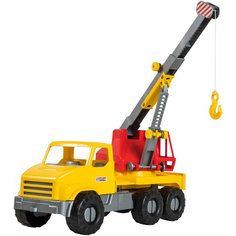 Подъемный кран Тигрес City Truck (39366), 52 см, желтый/красный